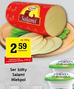 Gram Market Ser żółty Salami Mlekpol oferta