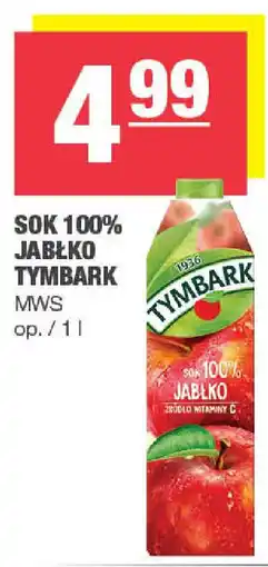 Spar Sok 100% jabłko tymbark mws oferta