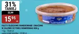 bi1 Filety śledziowe panierowane i smażone w zalewie octowej Komersmag 800g oferta