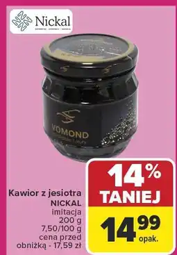 Carrefour Kawior z jesiotra - imitacja Nickal oferta