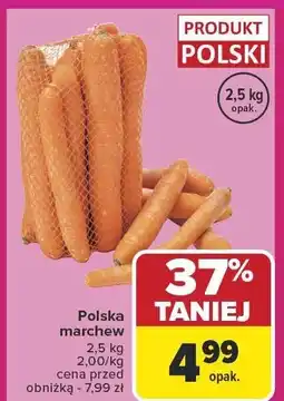 Carrefour Marchew polska 2.5 kg Carrefour oferta