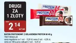 bi1 Baton proteinowy z kolagenem Protein M 40 g oferta