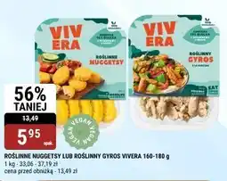 bi1 Nuggetsy Roślinne nuggetsy lub roślinny gyros Vivera 160-180 g oferta