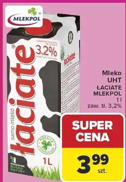 Carrefour Mleko UHT Łaciata 1l Mlekpol oferta