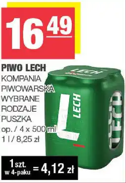 Spar Piwo lech kompania piwowarska oferta