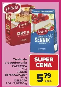 Carrefour Ciasto do przygotowania: karpatka Delecta oferta