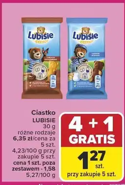 Carrefour Ciastko Lubisie, różne rodzaje Mondelez oferta