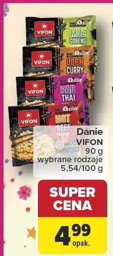Carrefour Danie Vifon, wybrane rodzaje oferta