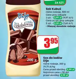 Dino Sos do lodów Dijo o smaku czekoladowym 200g oferta