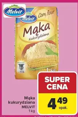 Carrefour Mąka kukurydziana 1kg Melvit oferta