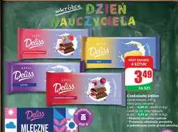 Dino Czekolada Deliss różne rodzaje 100g oferta