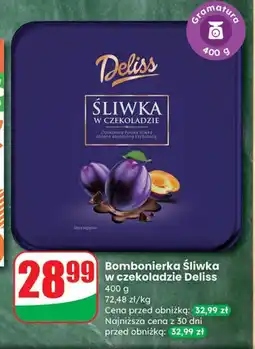 Dino Bombonierka Śliwka w czekoladzie Deliss 400g oferta