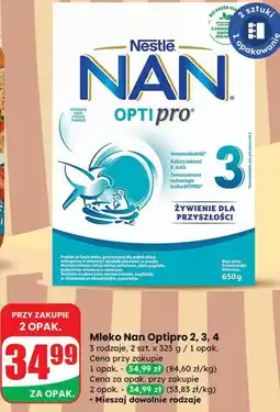 Dino Mleko Nan Optipro 2, 3, 4 650g Nestlé oferta
