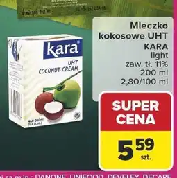 Carrefour Mleczko kokosowe UHT light 200ml Kara oferta