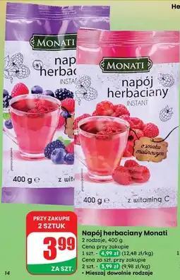 Dino Napój herbaciany Monati o smaku malinowym oferta