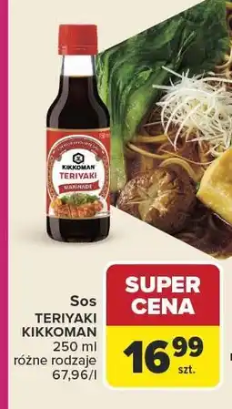 Carrefour Sos TERIYAKI, różne rodzaje 250 ml Kikkoman oferta