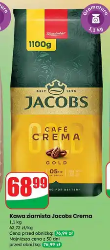 Dino Kawa ziarnista Jacobs Crema 1.1kg oferta
