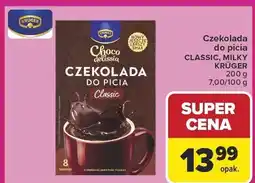 Carrefour Czekolada do picia Classic 200 g Krüger oferta