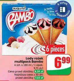 Dino Lody rożek multipack Bambo 6x120ml oferta