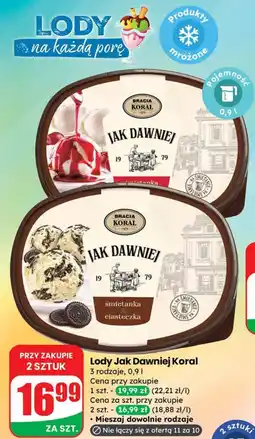 Dino Lody Jak Dawniej Koral 0,9l oferta