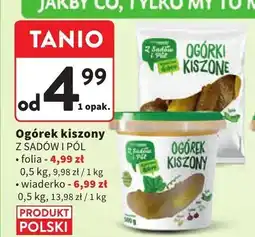 Intermarche Ogórek kiszony z SADÓW I PÓL wiaderko oferta
