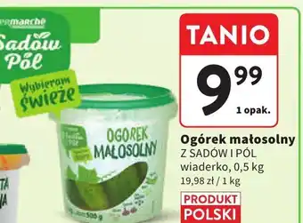 Intermarche Ogórek małosolny z SADÓW I PÓL wiaderko oferta