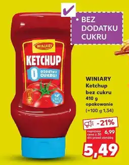 Kaufland Ketchup Winiary bez cukru 410 g oferta