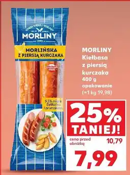 Kaufland Kiełbasa z piersią kurczaka 400 g opakowanie Morliny oferta