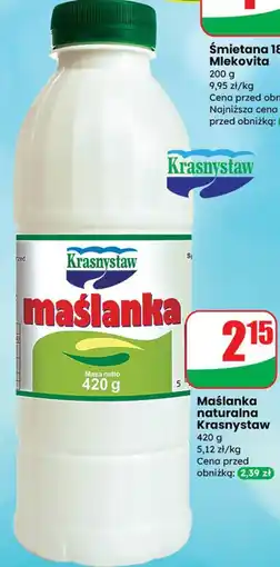 Dino Maślanka naturalna Krasnystaw 420g oferta
