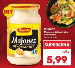 Kaufland Majonez dekoracyjny 400 ml słoik Winiary oferta