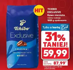 Kaufland Kawa ziarnista różne rodzaje 1000 g opakowanie Tchibo Exclusive oferta