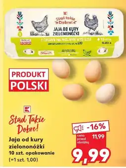 Kaufland Jaja od kury zielononóżki 10 sztuk Kaufland oferta