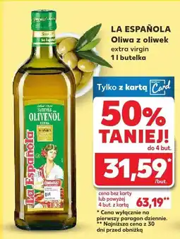 Kaufland Oliwa z oliwek LA ESPAÑOLA extra virgin 1l oferta