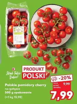 Kaufland Pomidory cherry na gałązce 500g opakowanie Kaufland oferta