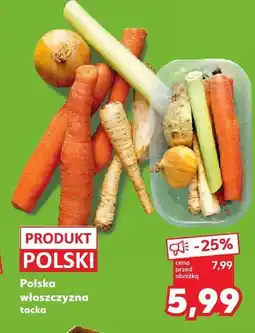 Kaufland Włoszczyzna Polska tacka Kaufland oferta