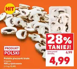 Kaufland Pieczarki białe krojone 400g opakowanie Kaufland oferta