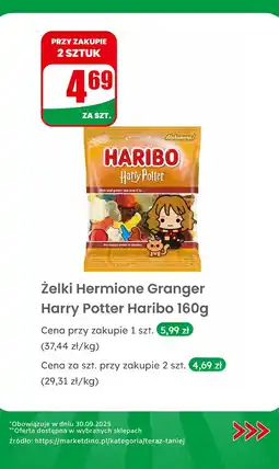 Dino Żelki Hermione Granger Harry Potter Haribo 160g oferta