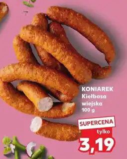 Kaufland Kiełbasa wiejska Koniarek 100 g oferta