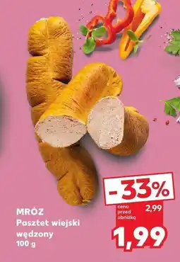 Kaufland Pasztet wiejski wędzony Mróz 100g oferta