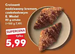 Kaufland Croissant nadziewany kremem czekoladowym E. Wedel 80g oferta