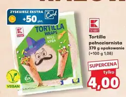 Kaufland Tortilla pełnoziarnista 370g K-Classic oferta