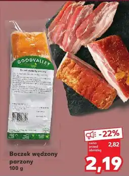 Kaufland Boczek wędzony parzony 100g Goodvalley oferta