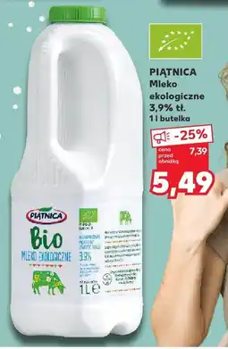 Kaufland Mleko ekologiczne Piątnica 3,9% 1l oferta