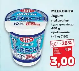 Kaufland Jogurt grecki Mlekovita oferta
