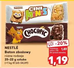 Kaufland Baton zbożowy Nestlé Cini Minis/Chocapic 25-22g oferta