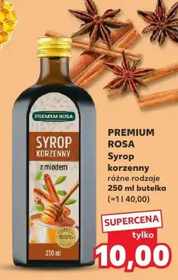 Kaufland Syrop PREMIUM ROSA korzenny różne rodzaje 250 ml oferta