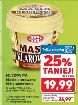 Kaufland Masło klarowane Mlekovita oferta