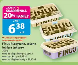 Auchan Miks tłuszczowy, solone, bez laktozy 200g Finuu oferta