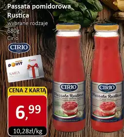 Market Point Passata pomidorowa Rustica 680g Cirio oferta