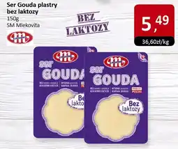Market Point Ser Gouda plastry bez laktozy 150g SM Mlekovita oferta
